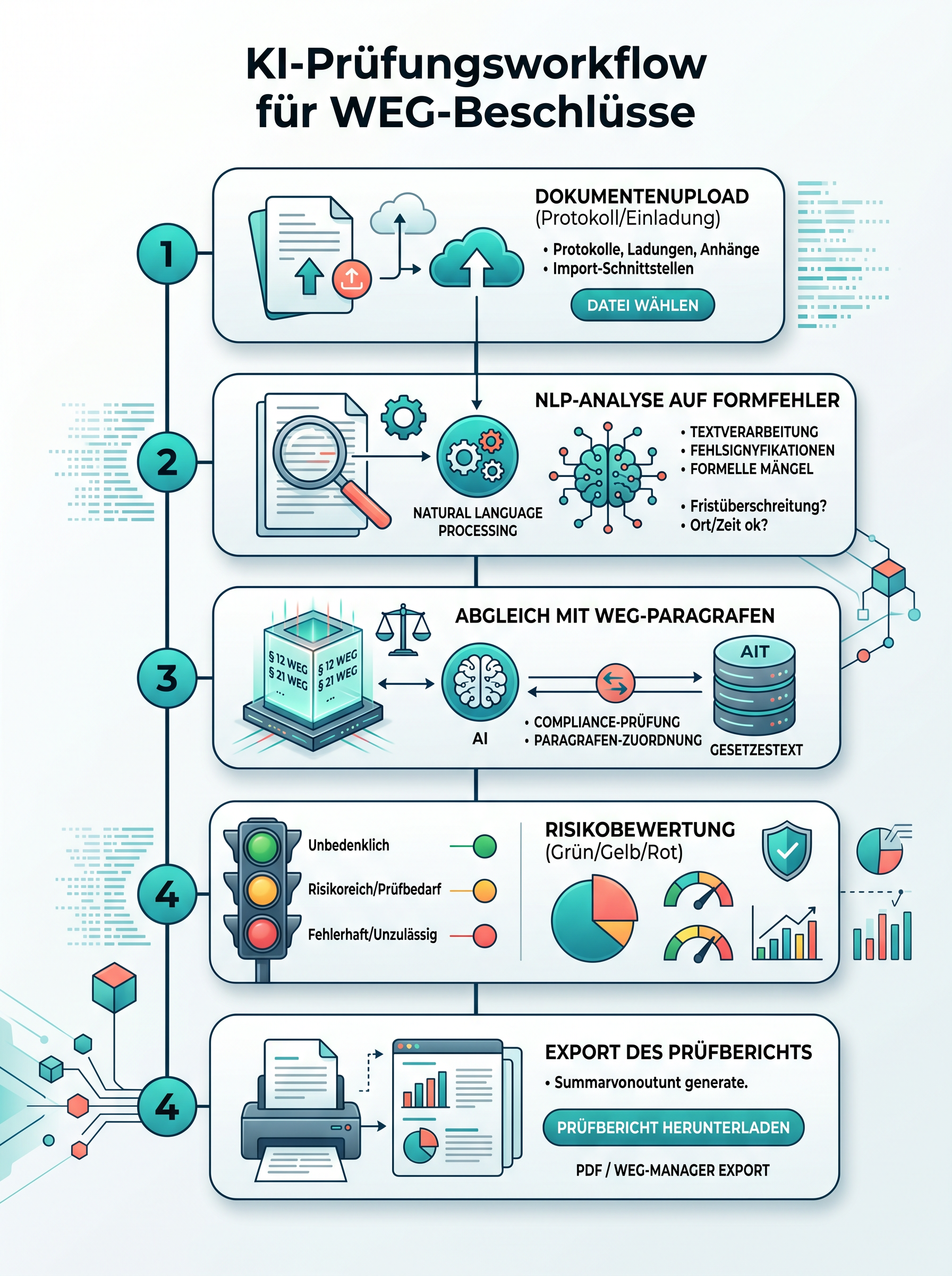 KI-Prüfungsworkflow für WEG-Beschlüsse